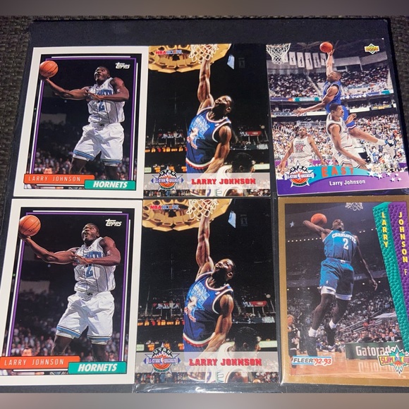 Larry Johnson cards (7) 1992-1993 - Picture 4 of 4